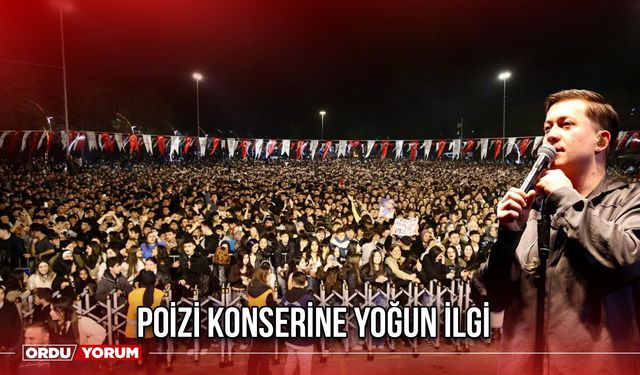 Poizi Konserine Yoğun İlgi