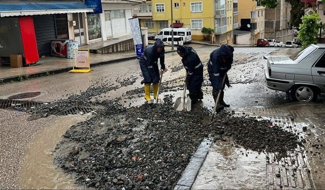 Fatsa’da Yağış Sonrası Anında Müdahale