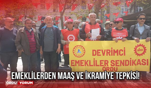 Emeklilerden Maaş ve İkramiye Tepkisi!