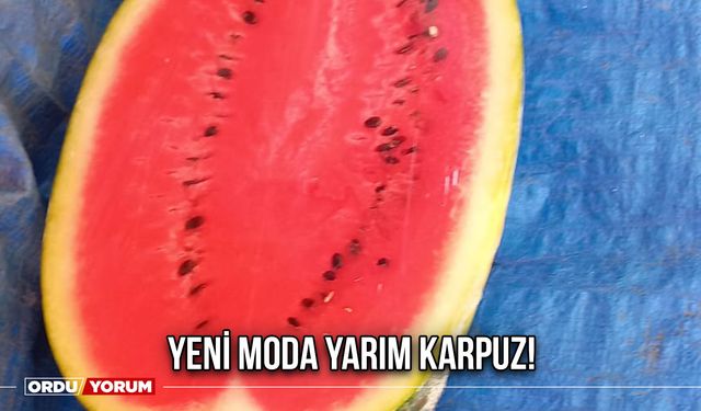 Yeni Moda Yarım Karpuz!