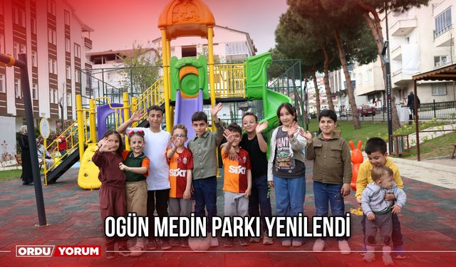 Ogün Medin Parkı Yenilendi