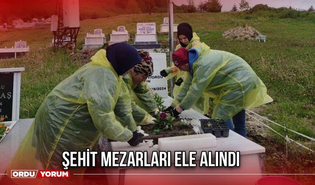Şehit Mezarları Ele Alındı