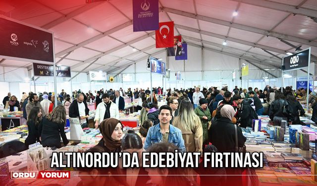 Altınordu’da Edebiyat Fırtınası