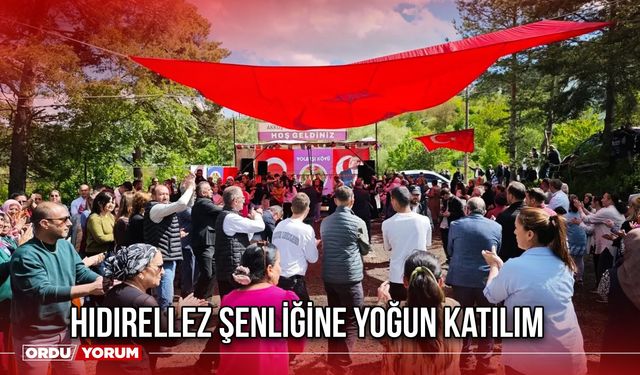 Hıdırellez Şenliğine Yoğun Katılım