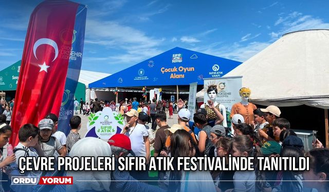 Çevre Projeleri Sıfır Atık Festivalinde Tanıtıldı