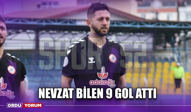 Nevzat Bilen 9 Gol Attı