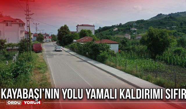 Kayabaşı’nın Yolu Yamalı Kaldırımı Sıfır