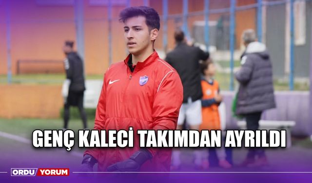 Genç Kaleci Takımdan Ayrıldı
