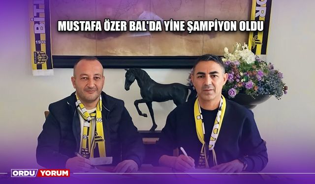 Mustafa Özer Bal'da Yine Şampiyon Oldu