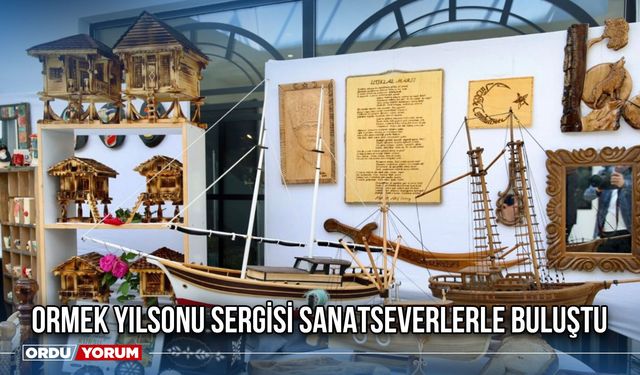 ORMEK Yılsonu Sergisi Sanatseverlerle Buluştu
