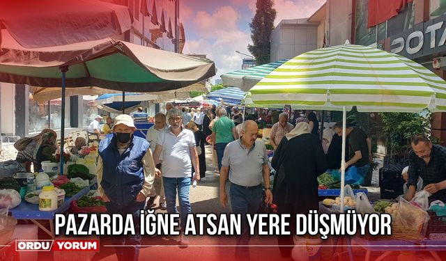 Pazarda İğne Atsan Yere Düşmüyor