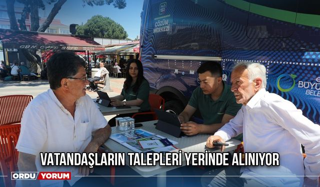 Vatandaşların Talepleri Yerinde Alınıyor
