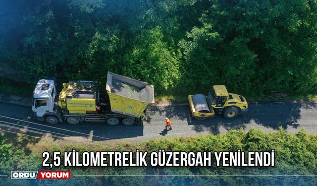 2,5 Kilometrelik Güzergah Yenilendi