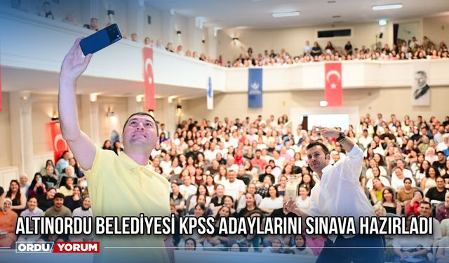Altınordu Belediyesi KPSS Adaylarını Sınava Hazırladı