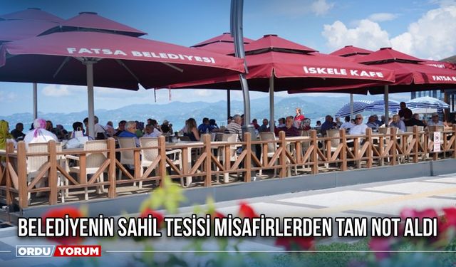 Belediyenin Sahil Tesisi Misafirlerden Tam Not Aldı
