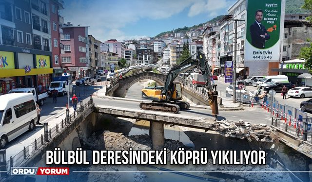 Bülbül Deresindeki Köprü Yıkılıyor