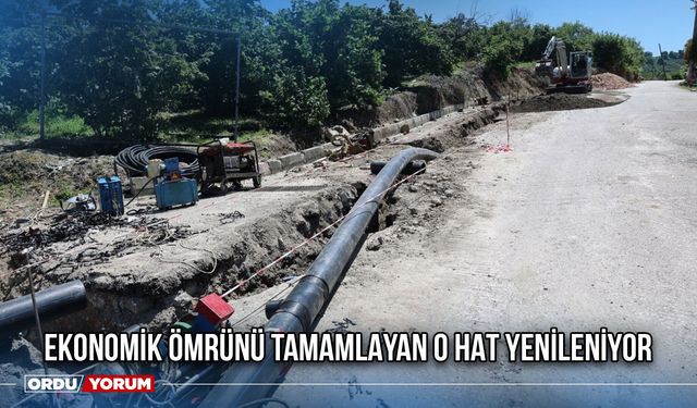 Ekonomik Ömrünü Tamamlayan O Hat Yenileniyor