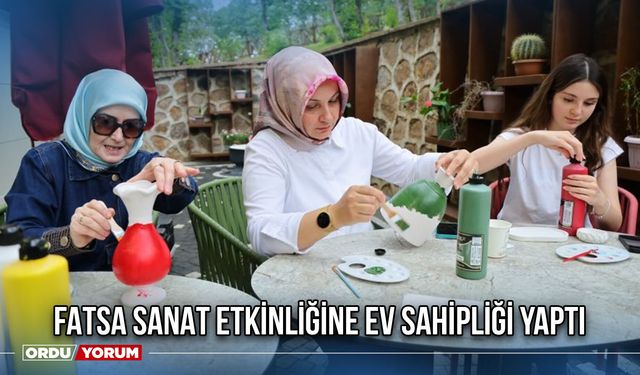 Fatsa Sanat Etkinliğine Ev Sahipliği Yaptı