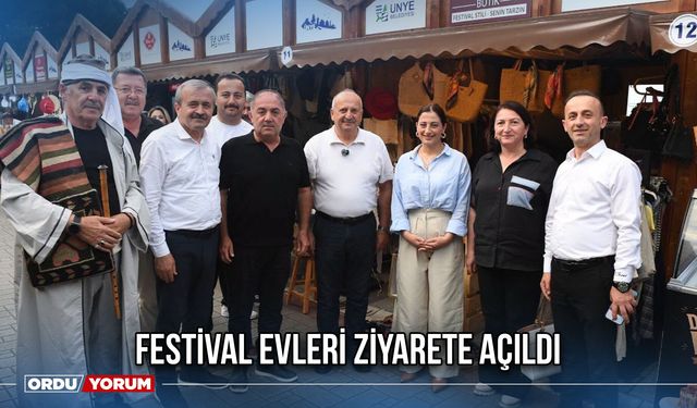 Festival Evleri Ziyarete Açıldı