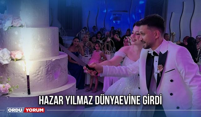 Hazar Yılmaz Dünyaevine Girdi