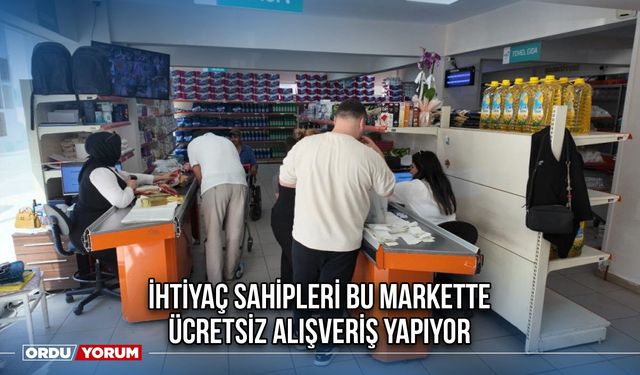 İhtiyaç Sahipleri Bu Markette Ücretsiz Alışveriş Yapıyor
