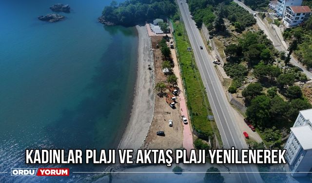 Kadınlar Plajı ve Aktaş Plajı Yenilenerek Açıldı