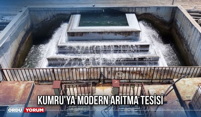 Kumru'ya Modern Arıtma Tesisi