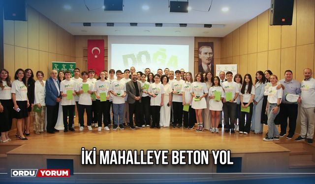 Ordulu Öğrenciye Başarı Ödülü