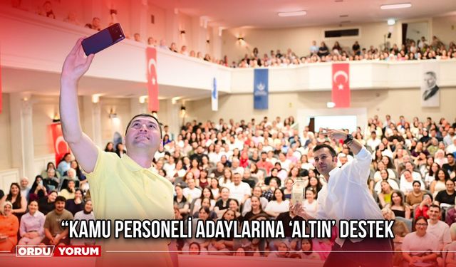 Kamu Personeli Adaylarına ‘Altın’ Destek