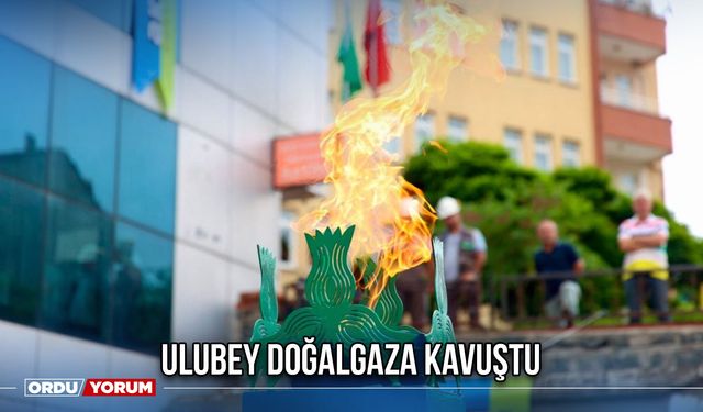 Ulubey Doğalgaza Kavuştu