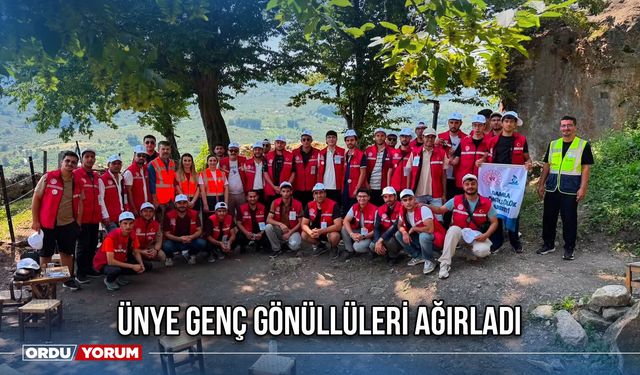 Ünye Genç Gönüllüleri Ağırladı