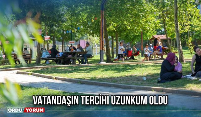 Vatandaşın Tercihi Uzunkum Oldu