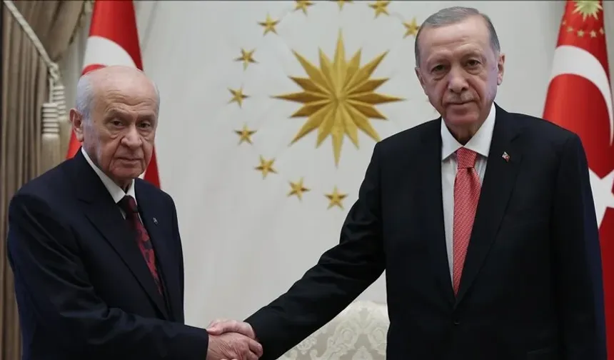 Cumhurbaşkanı Erdoğan,  Bahçeli ile görüştü