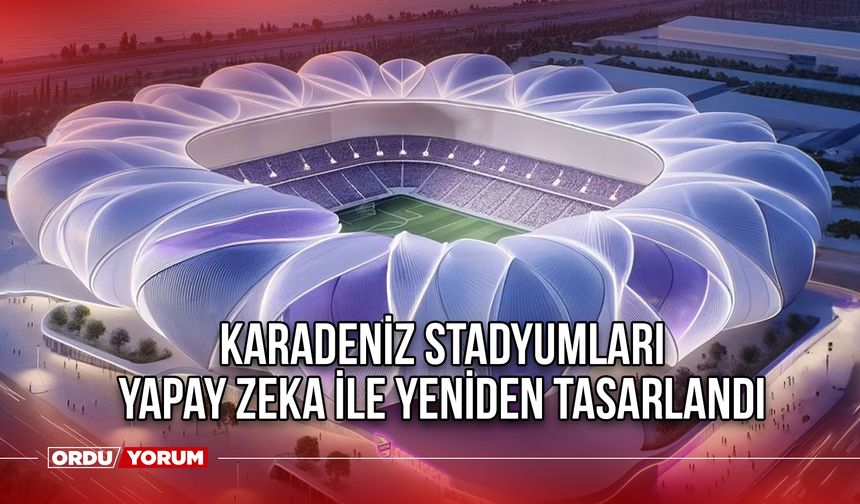 Karadeniz stadyumları yapay zeka ile yeniden tasarlandı