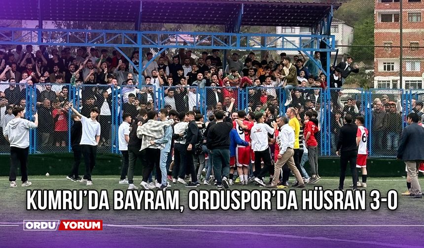 Kumru’da Bayram, Orduspor’da Hüsran 3-0