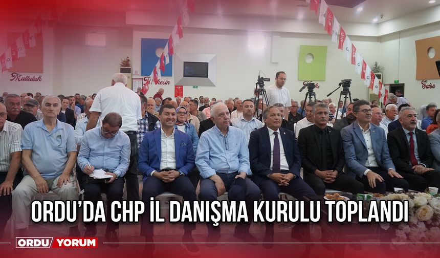Ordu’da CHP İl Danışma Kurulu Toplandı