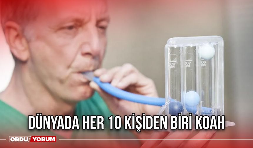 Dünyada Her 10 Kişiden Biri KOAH