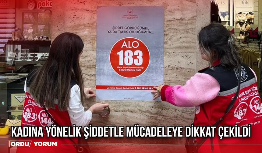 Kadına Yönelik Şiddetle Mücadeleye Dikkat Çekildi