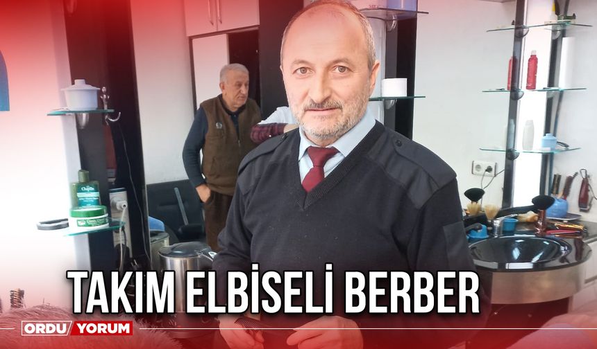 Takım Elbiseli Berber