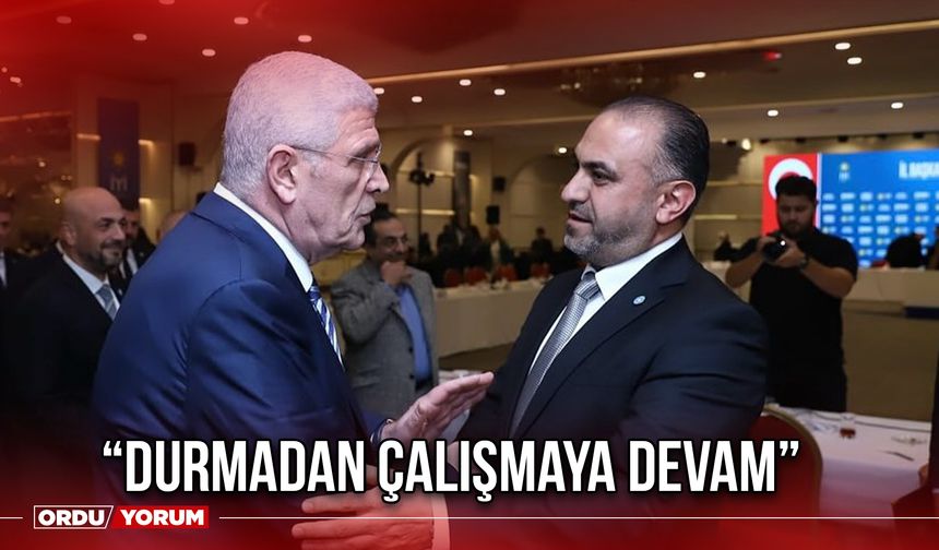 “Durmadan Çalışmaya Devam”