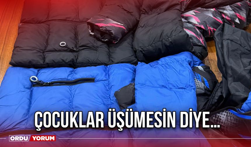 Çocuklar Üşümesin Diye…