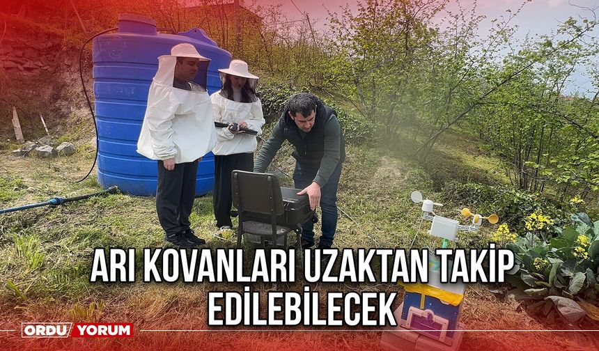 Arı Kovanları Uzaktan Takip Edilebilecek