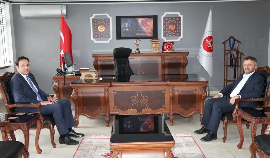 Kaymakamdan Veda Ziyareti