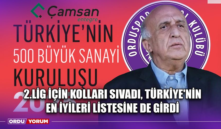 2.Lig İçin Kolları Sıvadı, Türkiye'nin En İyileri Listesine de Girdi