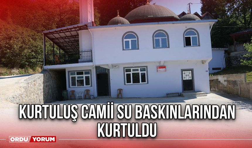 Kurtuluş Camii Su Baskınlarından Kurtuldu