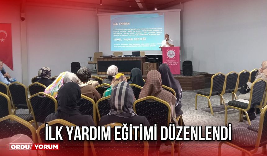 İlk Yardım Eğitimi Düzenlendi