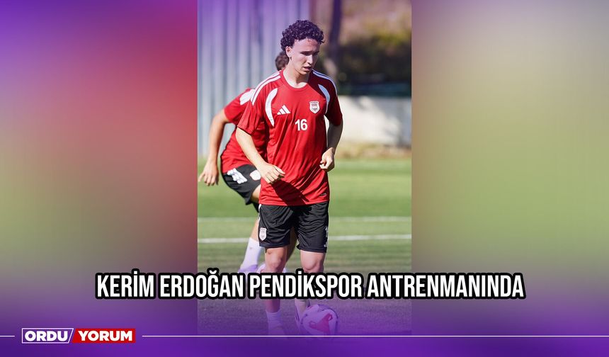 Kerim Erdoğan Pendikspor Antrenmanında