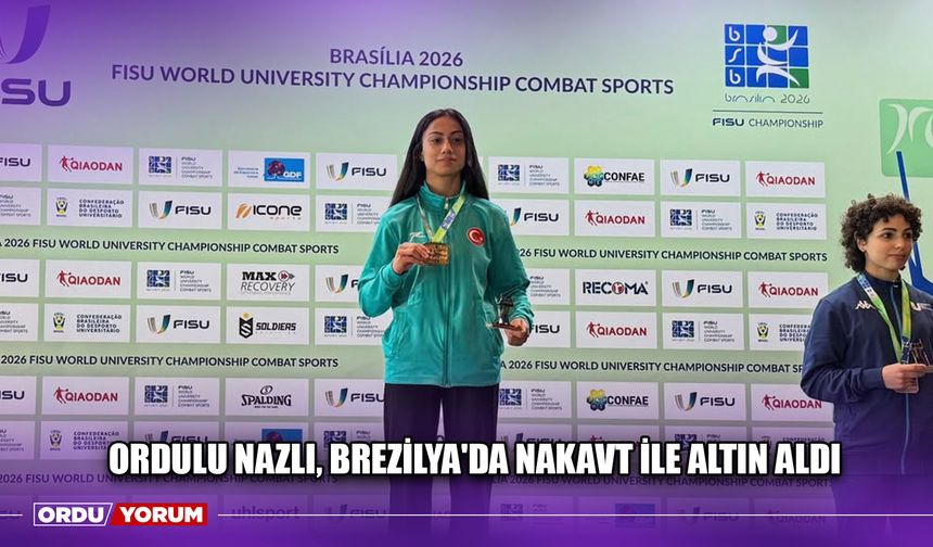 Ordulu Nazlı, Brezilya'da Nakavt İle Altın Aldı