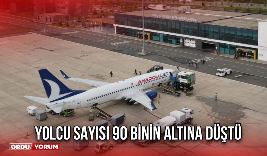 Yolcu Sayısı 90 Binin Altına Düştü