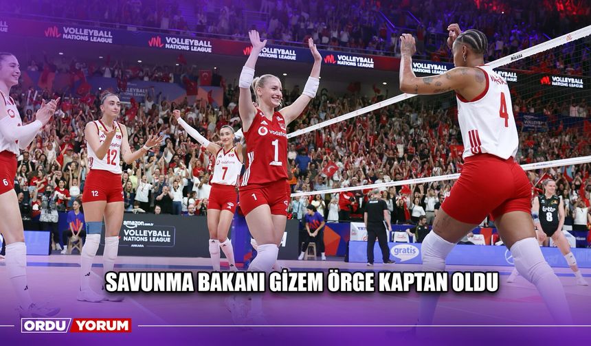 Savunma Bakanı Gizem Örge Kaptan Oldu